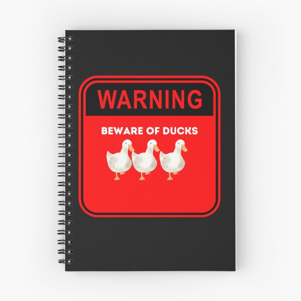 Item preview, Beware of Ducks Sign Danger Warning designed and sold by Reelyfishing.