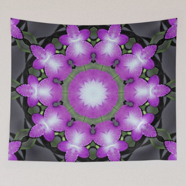 Item preview, mandals violet flower designed and sold by AidaArt.