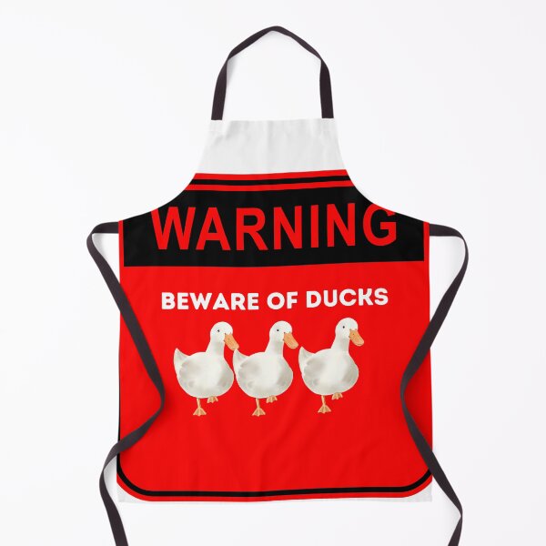 Item preview, Beware of Ducks Sign Danger Warning designed and sold by Reelyfishing.