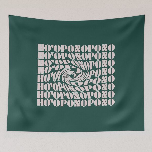Item preview, Ho'oponopono Groovy Healing Huna Hawaii Aloha Mantra designed and sold by VermintStudio.