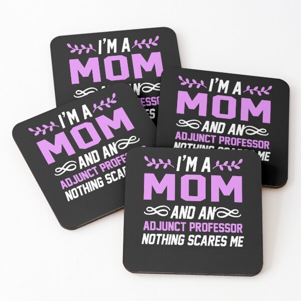 Item preview, I'm A Mom &Amp;Amp; Adjunct Professor Nothing Scares Me T-Shirt - Gift Idea Shirt For Men-Simple Graphic T Shirts designed and sold by EagmianPheolea.