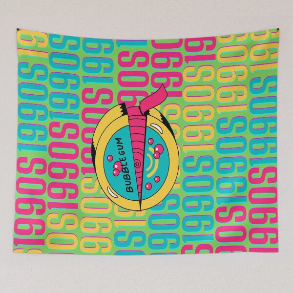 Item preview, 1990s retro design 9 - Green Background designed and sold by PunjabanJatti.