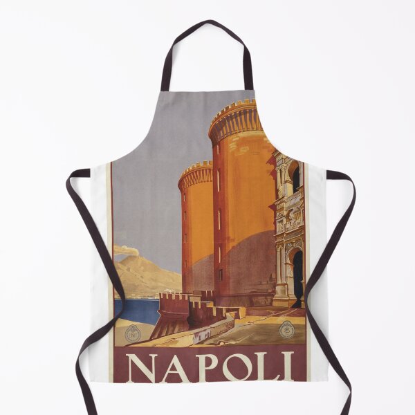 Item preview, STK502127A-Vintage travel poster for Vesuvius and the bay of Naples, Italy. designed and sold by StocktrekImages.