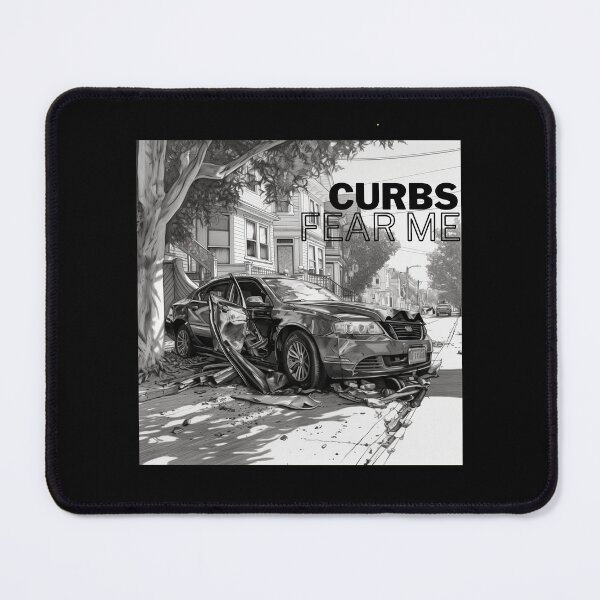 Item preview, Curbs Fear Me Black and White designed and sold by Lab4YourStyle.