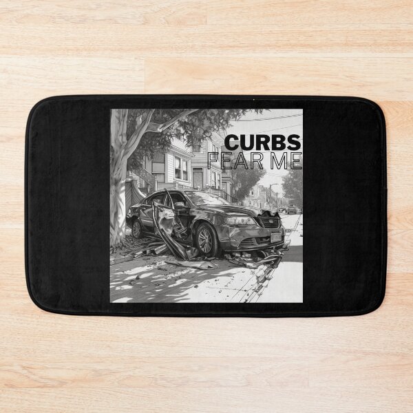 Item preview, Curbs Fear Me Black and White designed and sold by Lab4YourStyle.
