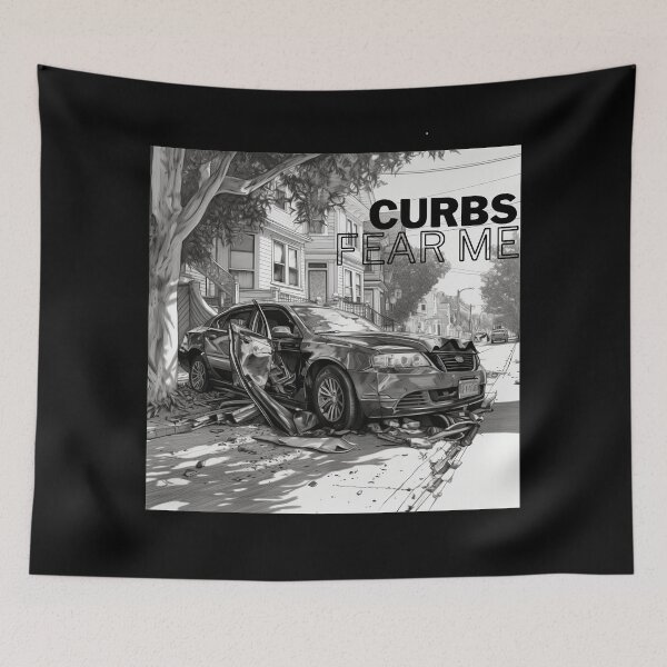 Item preview, Curbs Fear Me Black and White designed and sold by Lab4YourStyle.