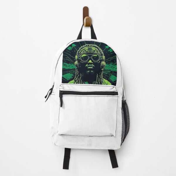 Item preview, Cosmic Rasta In shades and Headphones designed and sold by KnoClothingCo.