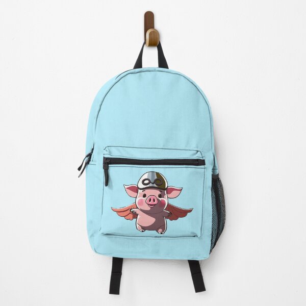 Item preview, flying cute aviator pig, little pig with wings, when pigs fly designed and sold by Sunmoonlove.