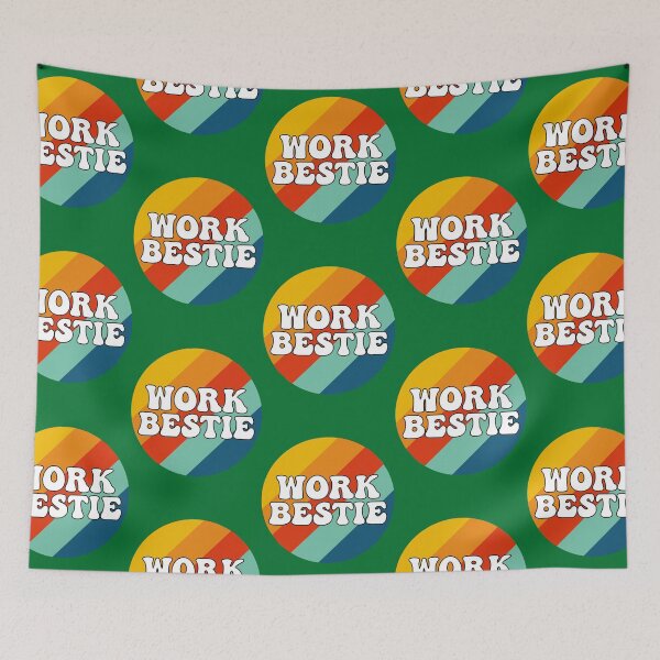 Item preview, Work BestieEmotional support coworkerretro vintage design designed and sold by convitkeurang.