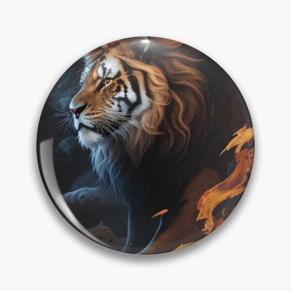 Item preview, Lion Legendary figure art designed and sold by CreativityCurve.