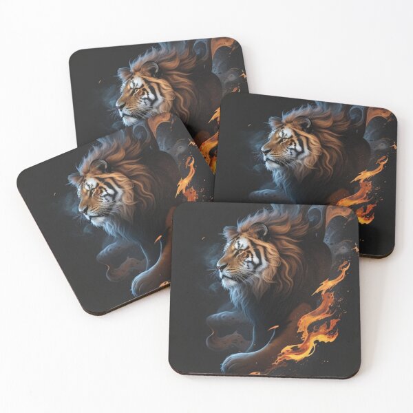 Item preview, Lion Legendary figure art designed and sold by CreativityCurve.