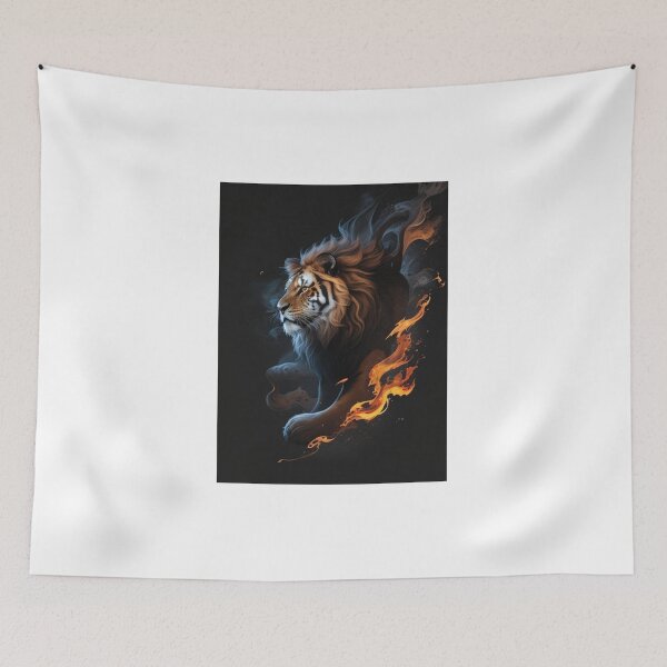 Item preview, Lion Legendary figure art designed and sold by CreativityCurve.