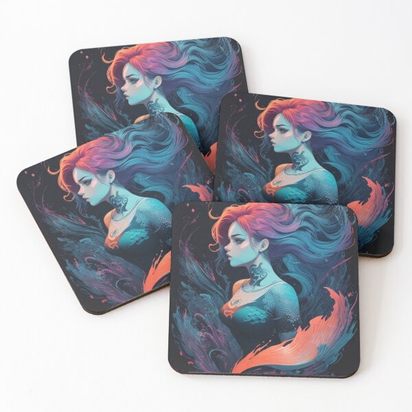 Item preview, Mysterious mermaids design designed and sold by CreativityCurve.