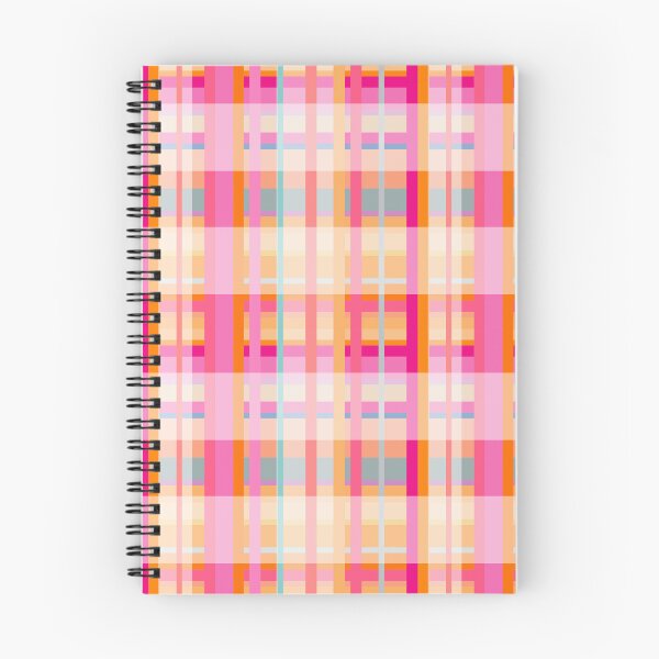 Item preview,  Hot Pink Neon Orange And Turquoise Stripe Check Plaid Pattern designed and sold by IZiets.