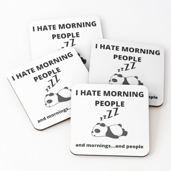 Item preview, I hate morning people designed and sold by enochtucker.