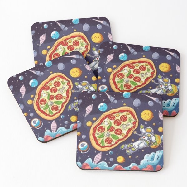 Item preview, Moon Pizza In Space designed and sold by BlackSheeper.
