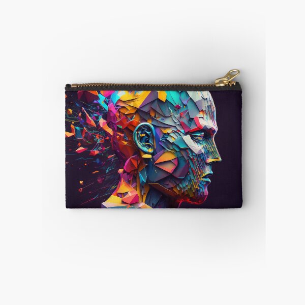 Item preview, Abstract Colourful Human Head, generative AI designed and sold by kayodeDesign.