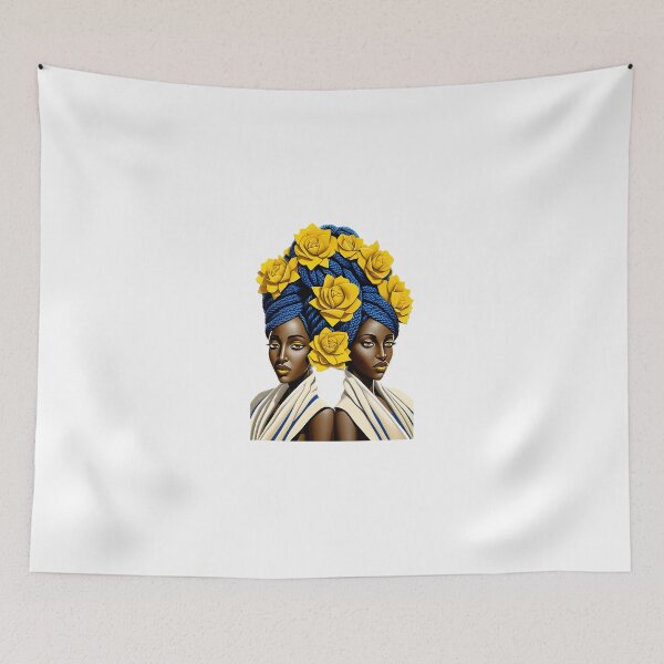 Item preview, The Twins (Blue and Yellow) designed and sold by DigitalParadise.