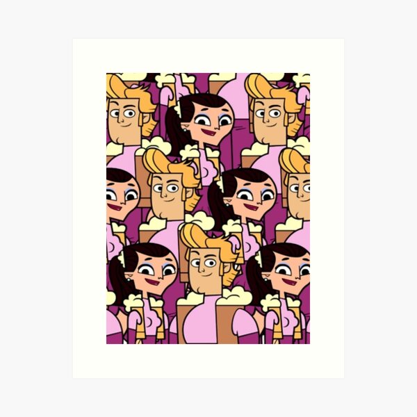 Courtney From Total Drama Art Board Print for Sale by The Dollz