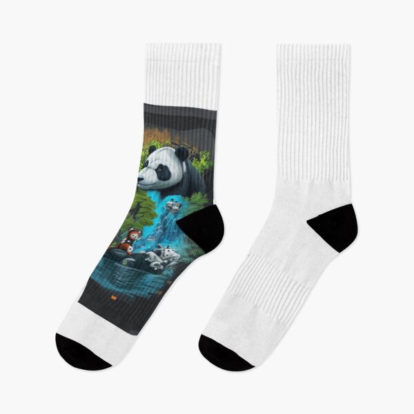 Item preview, Giant pandas art designed and sold by CreativityCurve.