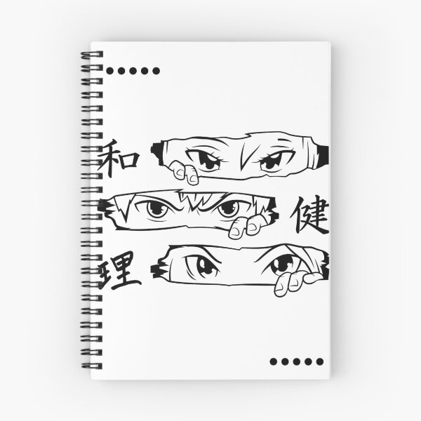 Item preview, "Chic Monochrome Anime: Embrace Minimalist Magic!" designed and sold by PRINT SCAPE.
