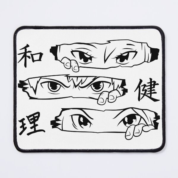 Item preview, "Chic Monochrome Anime: Embrace Minimalist Magic!" designed and sold by PRINT SCAPE.