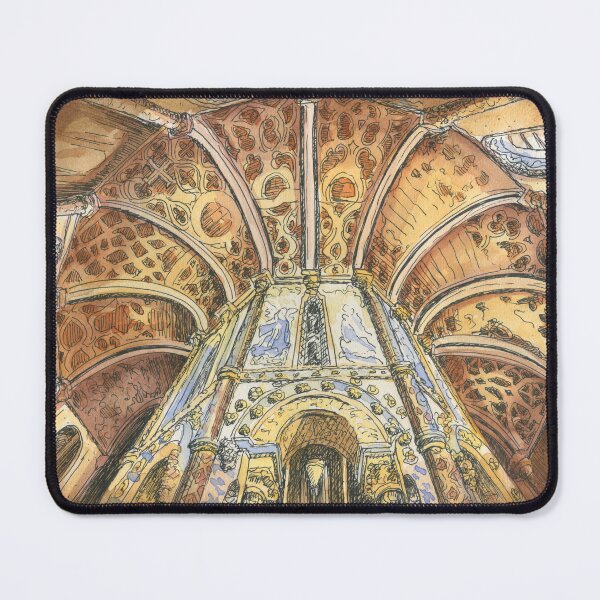 Item preview, Charola. Convento de Cristo. Tomar. ink and watercolor designed and sold by Tereza Pilar  Art.