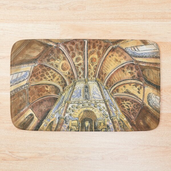 Item preview, Charola. Convento de Cristo. Tomar. ink and watercolor designed and sold by Tereza Pilar  Art.