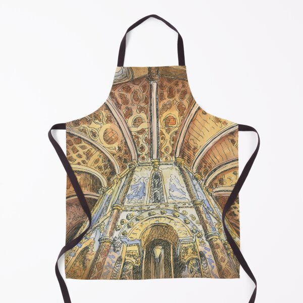 Item preview, Charola. Convento de Cristo. Tomar. ink and watercolor designed and sold by Tereza Pilar  Art.