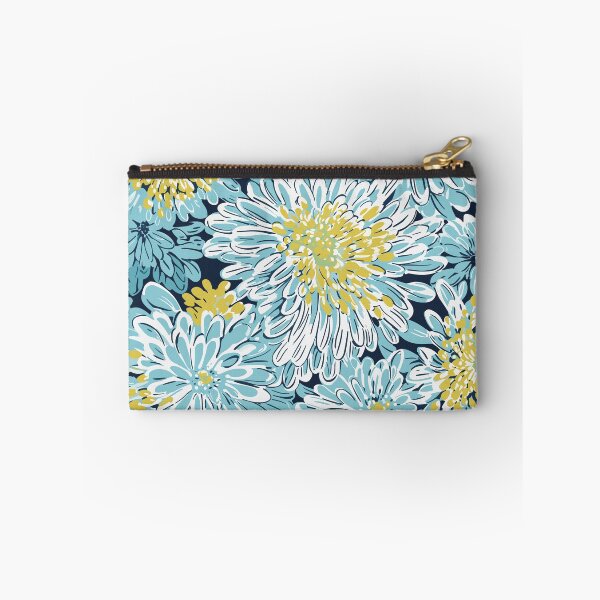 Item preview, Flourish of Blue Yellow and Teal Floral Prints designed and sold by meggydesigns.