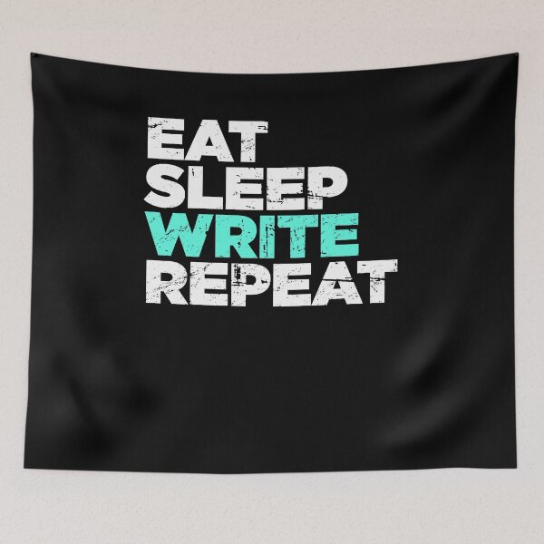 Item preview, Eat, Sleep, Write | Funny Novelist Writer Gift designed and sold by Jam Jar.