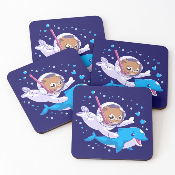 Item preview, Undersea cat and dolphin designed and sold by Lolly's Lane Shoppe.