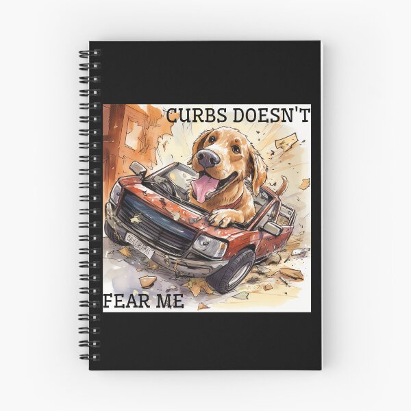 Item preview, Curbs Doesn't Fear Me Funny dog designed and sold by Lab4YourStyle.
