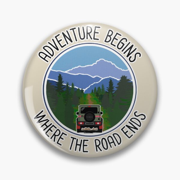Item preview, Adventure Begins Where The Road Ends ~ Heritage Green Edition   designed and sold by ZookiniYellow.