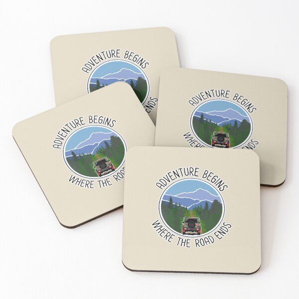 Item preview, Adventure Begins Where The Road Ends ~ Heritage Green Edition   designed and sold by ZookiniYellow.