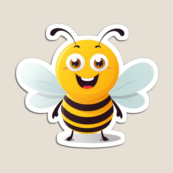 Item preview, Busy Bee Sticker designed and sold by ArtMotionFlow.