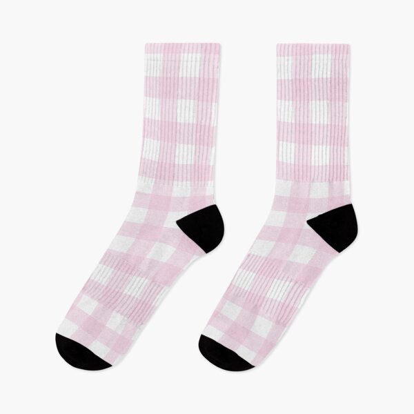 Item preview,  Soft Pink And White Stripe Check Plaid Pattern designed and sold by IZiets.
