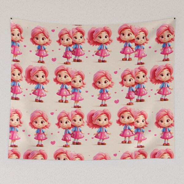 Item preview, Beautiful Girl In Pink Design designed and sold by CreativityCurve.