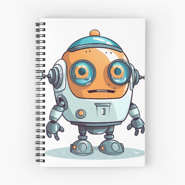 Item preview, Cute Robot Sticker designed and sold by ArtMotionFlow.