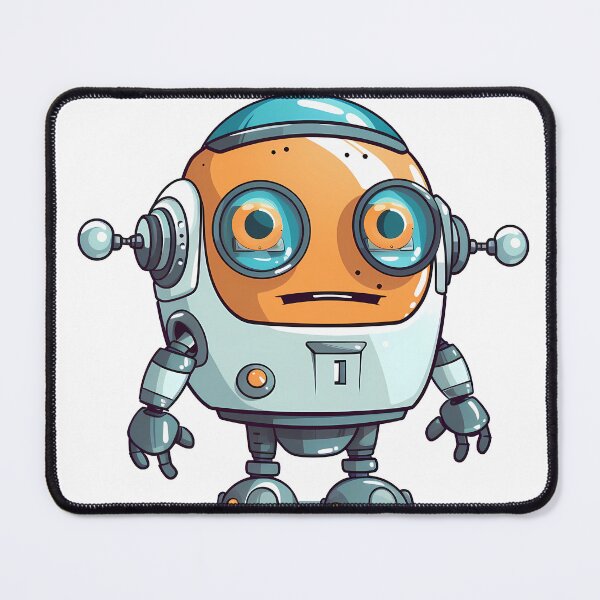 Item preview, Cute Robot Sticker designed and sold by ArtMotionFlow.