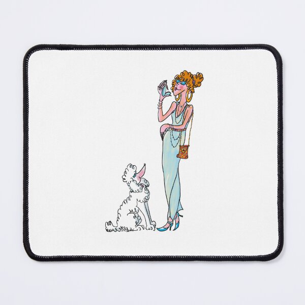 Item preview, Cute Poodle with a Fashion Model designed and sold by Suibets.