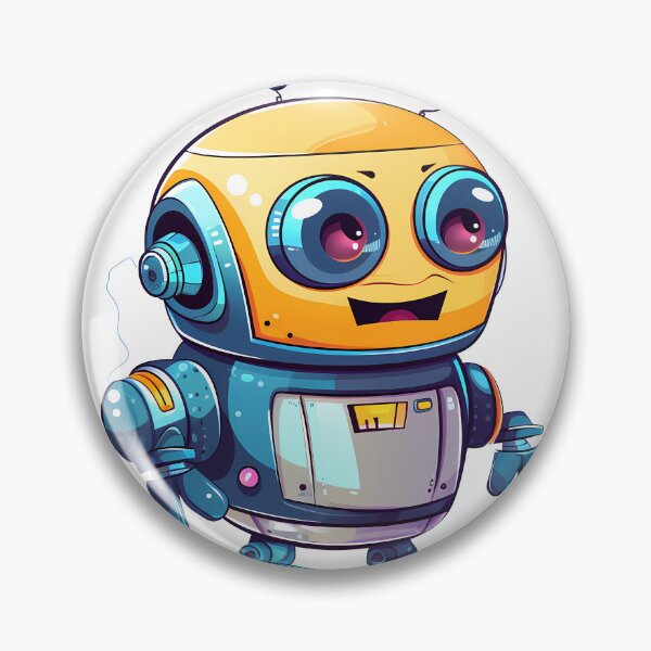 Item preview, Futuristic Robot Decal designed and sold by ArtMotionFlow.