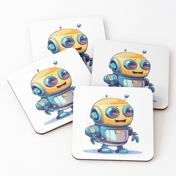Item preview, Futuristic Robot Decal designed and sold by ArtMotionFlow.