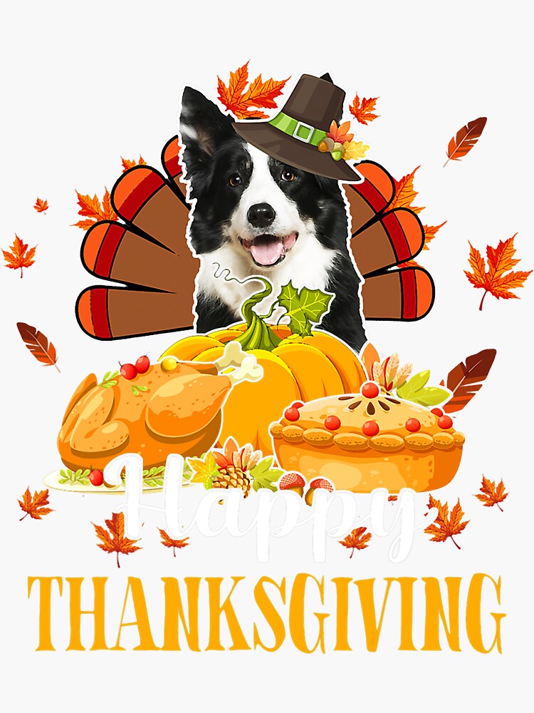 Meuva Thanksgiving Cross-border Turkey Sticker Pumpkin Maple Leaf