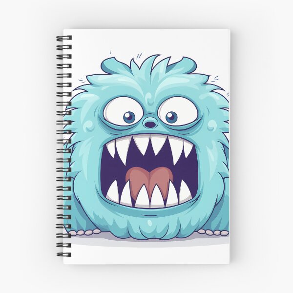 Item preview, Mini Blue Monster Sticker designed and sold by ArtMotionFlow.