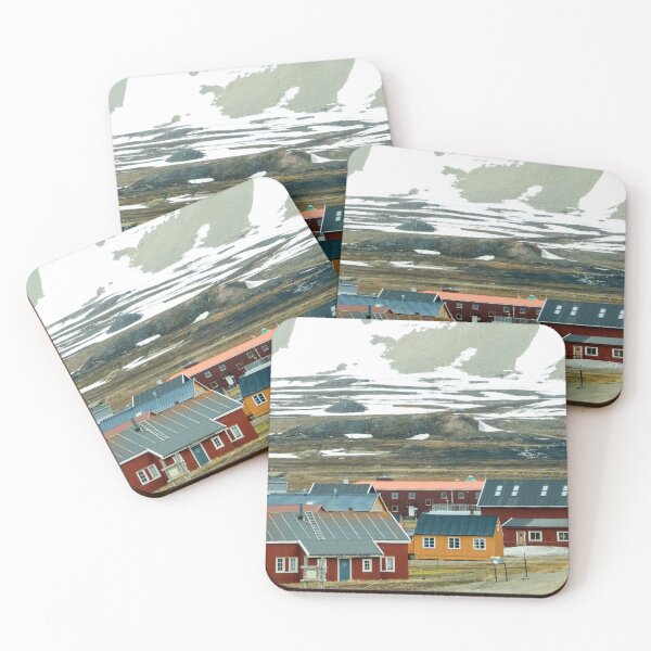 Item preview, A group of houses at Ny-Alesund, Svalbard, Norway designed and sold by HazelWright.