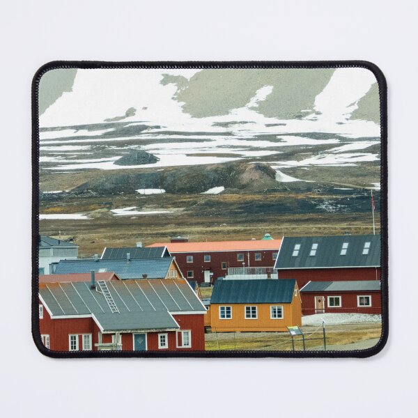 Item preview, A group of houses at Ny-Alesund, Svalbard, Norway designed and sold by HazelWright.