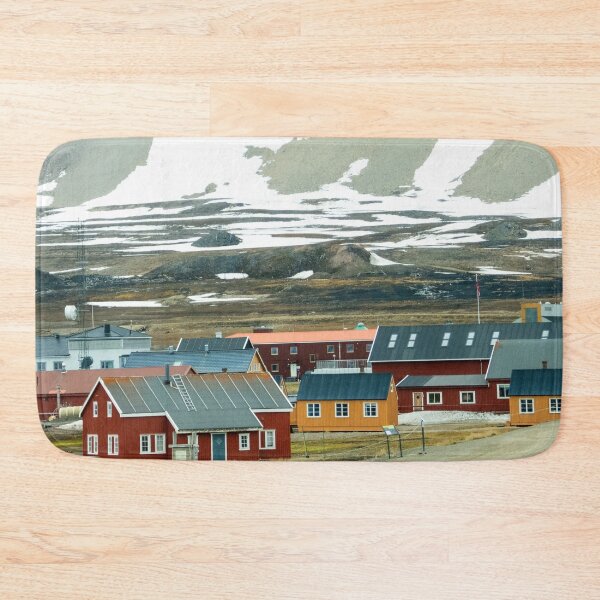 Item preview, A group of houses at Ny-Alesund, Svalbard, Norway designed and sold by HazelWright.