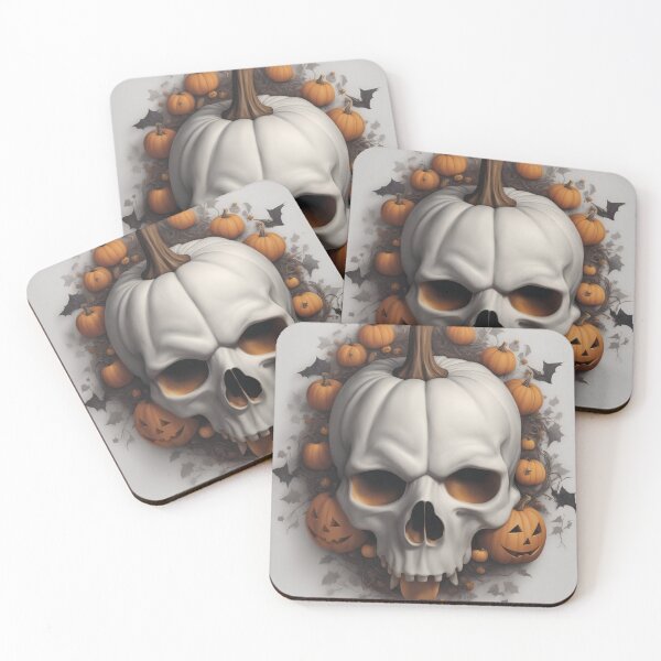 Item preview, Halloween Skull designed and sold by WaryTales.
