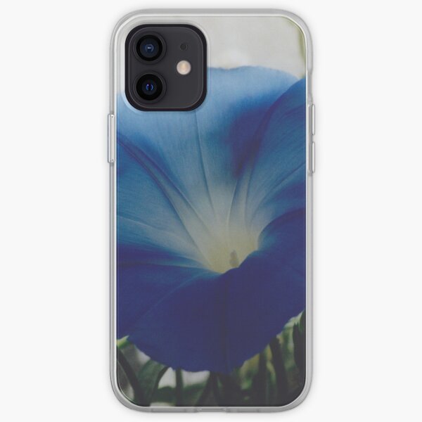 Naturally Blue Morning Glory iPhone Soft Case